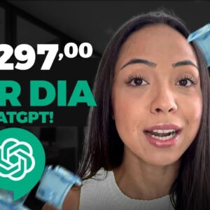 GANHAR DINHEIRO com CHATGPT método COMPROVADO | TESTEI E GANHEI R$297,00 durante o vídeo