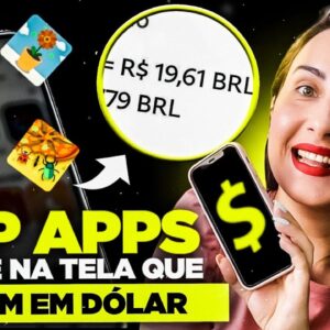 💰APPS PARA GANHAR DINHEIRO COM CLIQUE NA TELA | App de jogo que paga via Pix