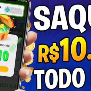 APLICATIVO para GANHAR DINHEIRO no PIX ðŸ˜±Pagou R$10 em SegundosðŸ’¸ App Pagando na Hora