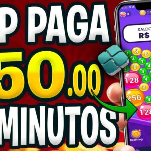 JOGO que GANHA DINHEIRO de VERDADE via PIX 👉 Receba até R$50 em Minutos💸 App para Ganhar Dinheiro