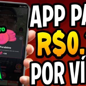 APP para GANHAR DINHEIRO ASSISTINDO VIDEOS ➡R$0.35 por Cada Video😲 App para Ganhar Dinheiro no Pix