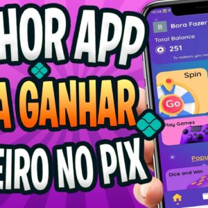 APP para GANHAR DINHEIRO via PIX 💵Ganhe até R$30 Simples e Rápido | App Pagando na Hora