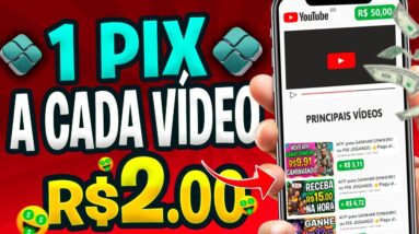 APP para GANHAR DINHEIRO ASSISTINDO VIDEO 💰Ganhe R$2 a Cada 7 Vídeos🤑